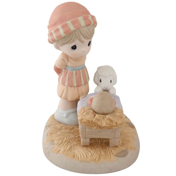 RARE Precious Moments "Come Let Us Adore Him" #101049 Child Jesus 5" - Picture 16 of 16